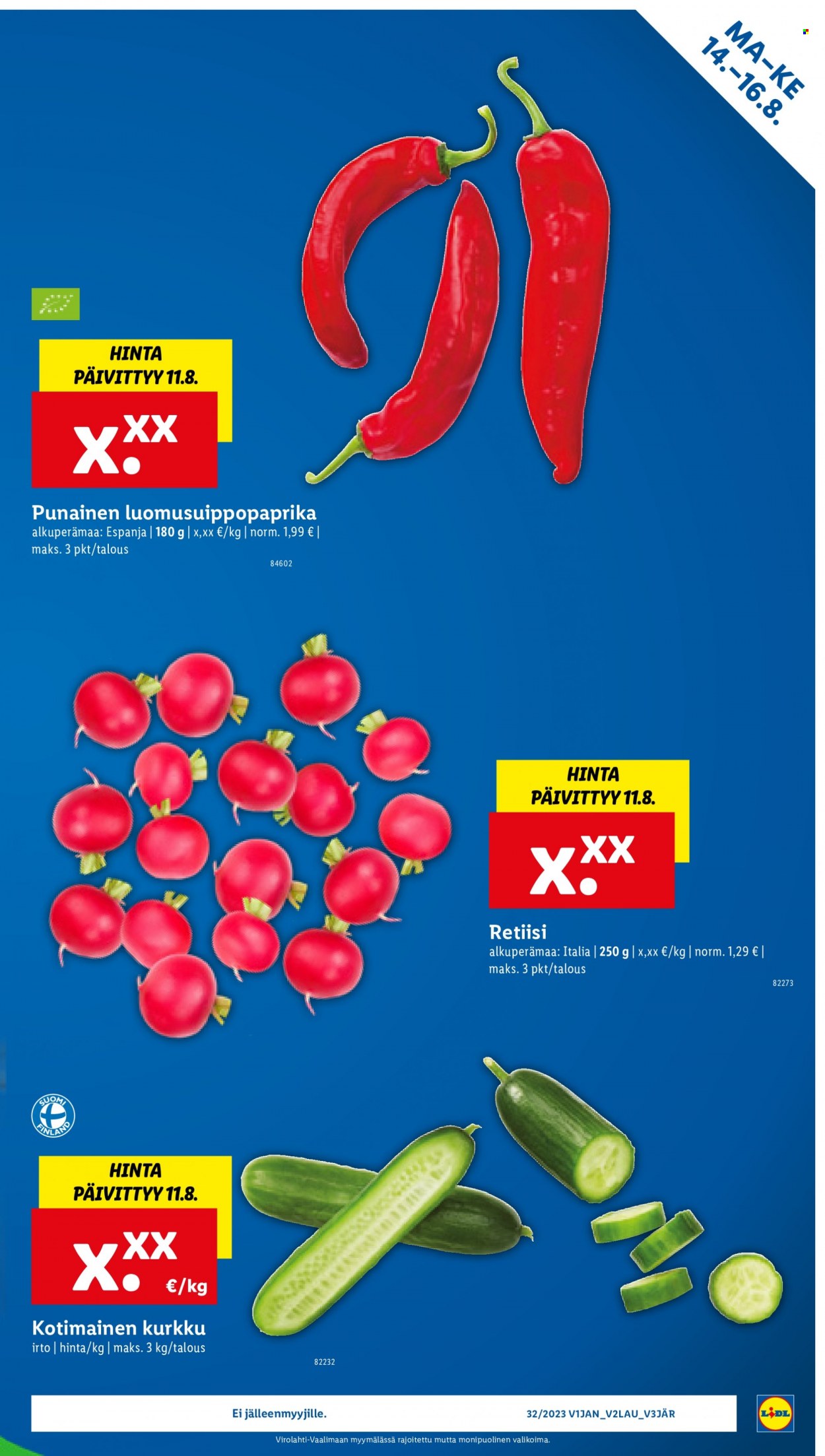 Lidl tarjoukset - 10.08.2023 - 16.08.2023. Sivu 27