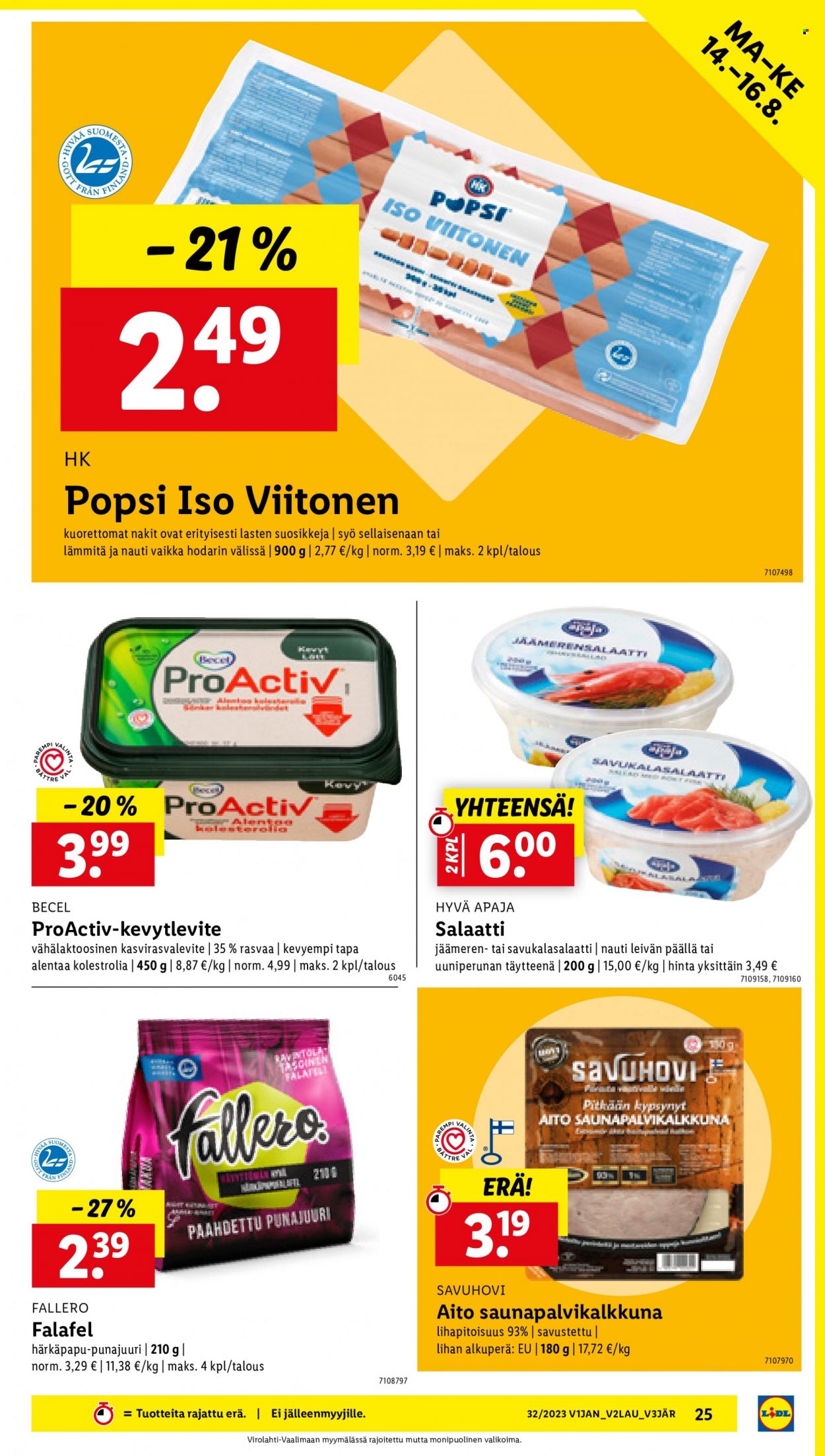 Lidl tarjoukset - 10.08.2023 - 16.08.2023. Sivu 29