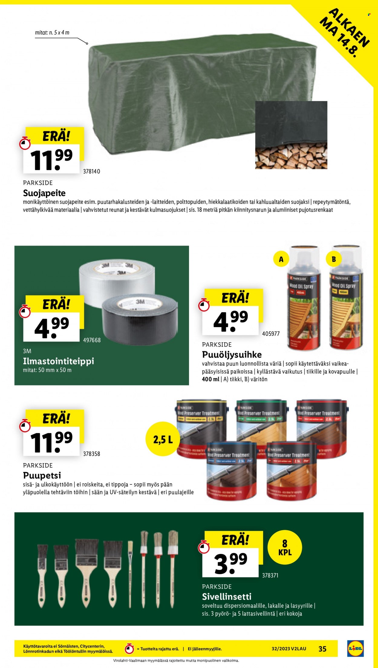 Lidl tarjoukset - 10.08.2023 - 16.08.2023. Sivu 39