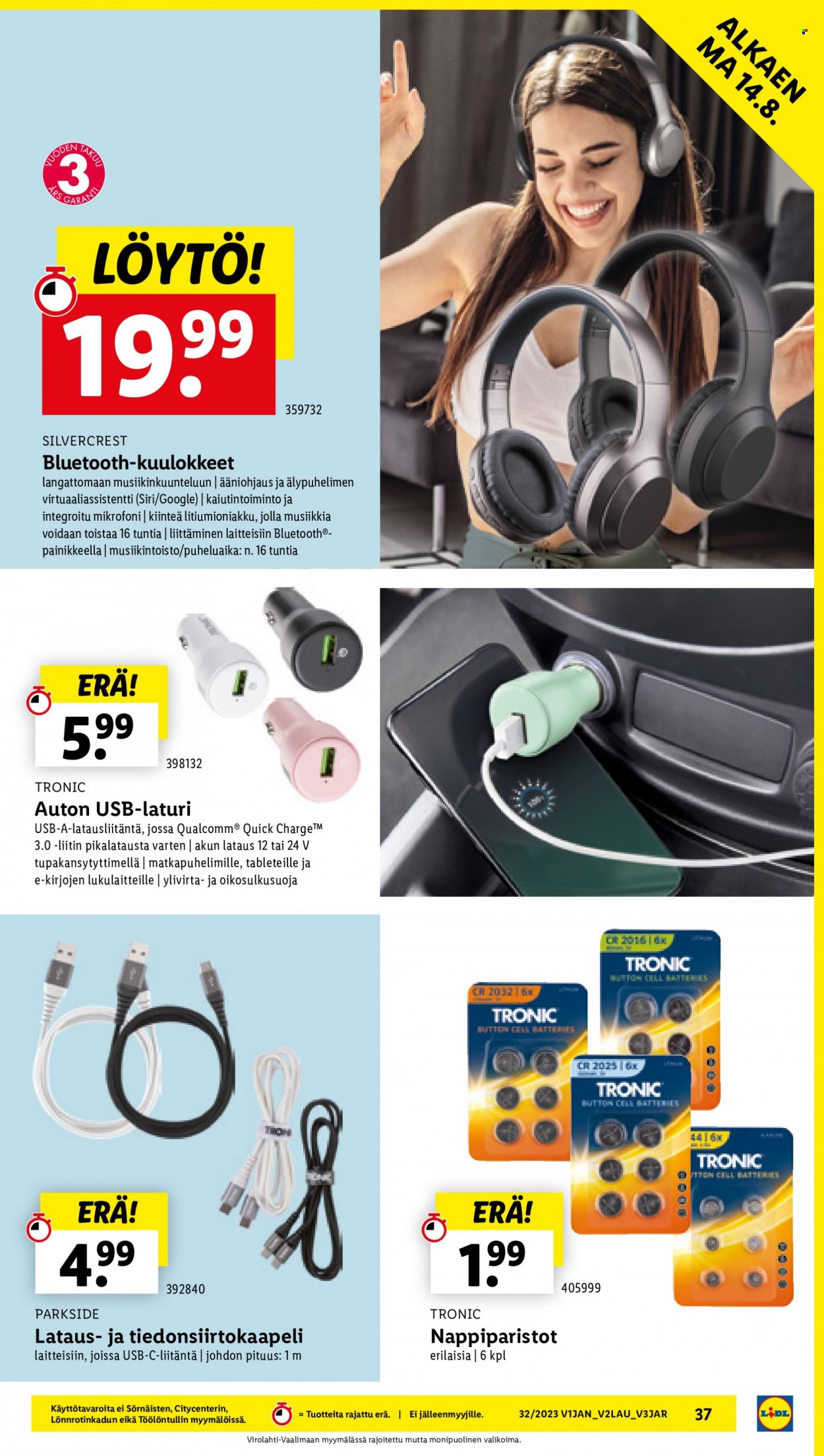 Lidl tarjoukset - 10.08.2023 - 16.08.2023. Sivu 41