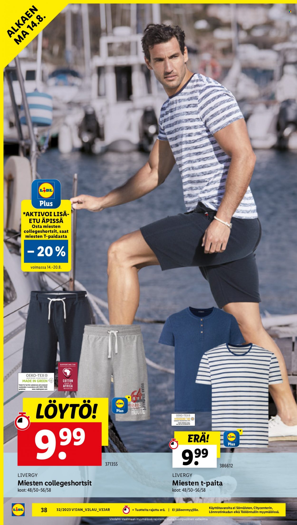 Lidl tarjoukset - 10.08.2023 - 16.08.2023. Sivu 42