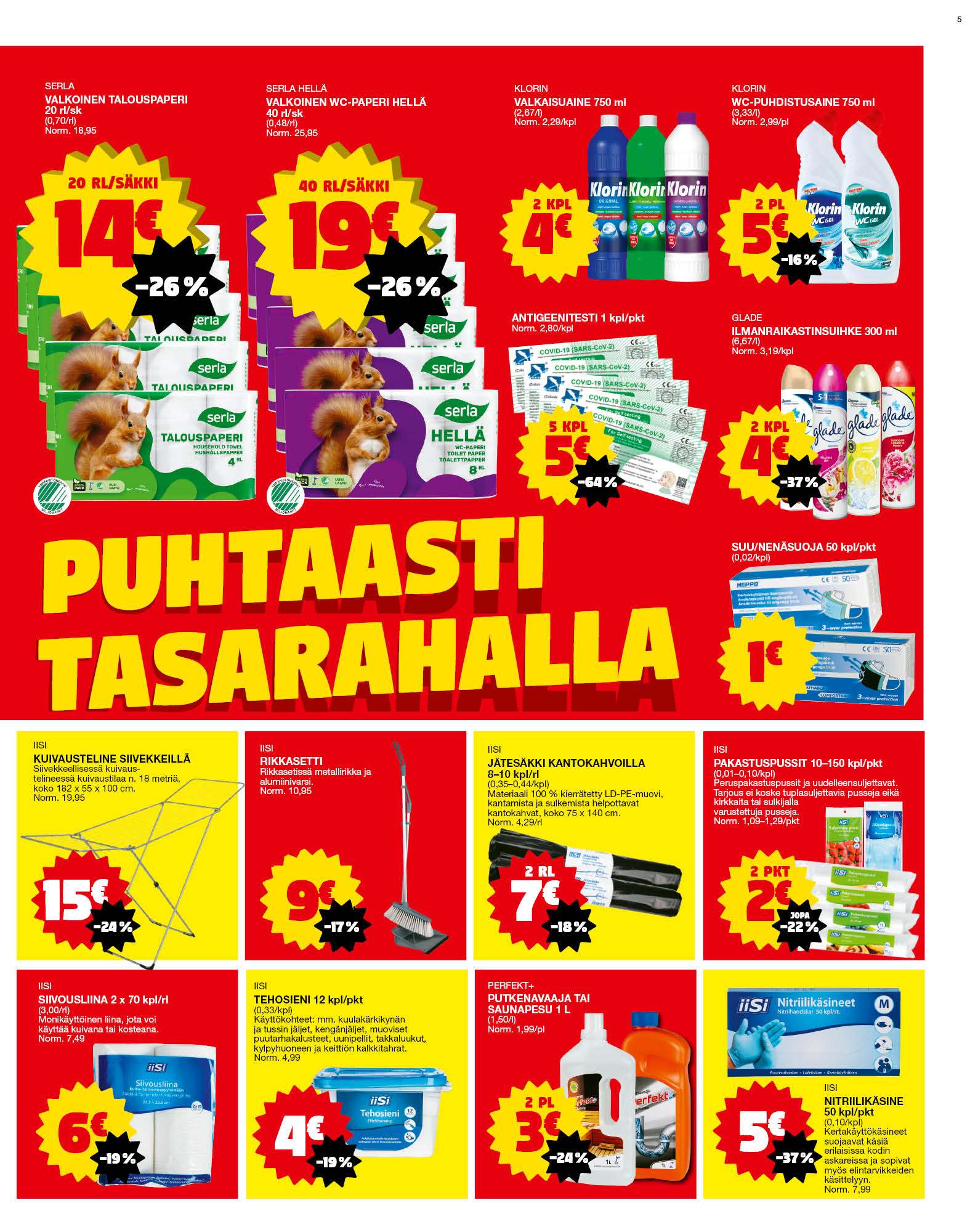 Tokmanni tarjoukset - 07.08.2023 - 13.08.2023. Sivu 5