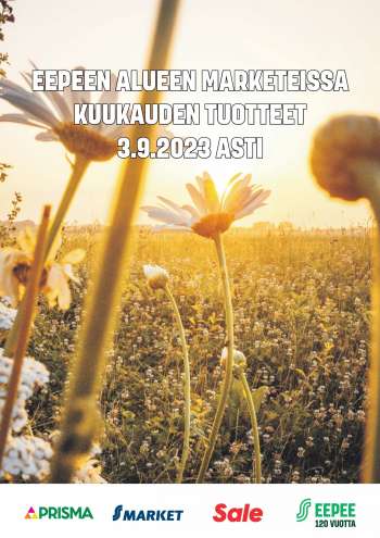 Sale tarjoukset  - 07.08.2023 - 03.09.2023.