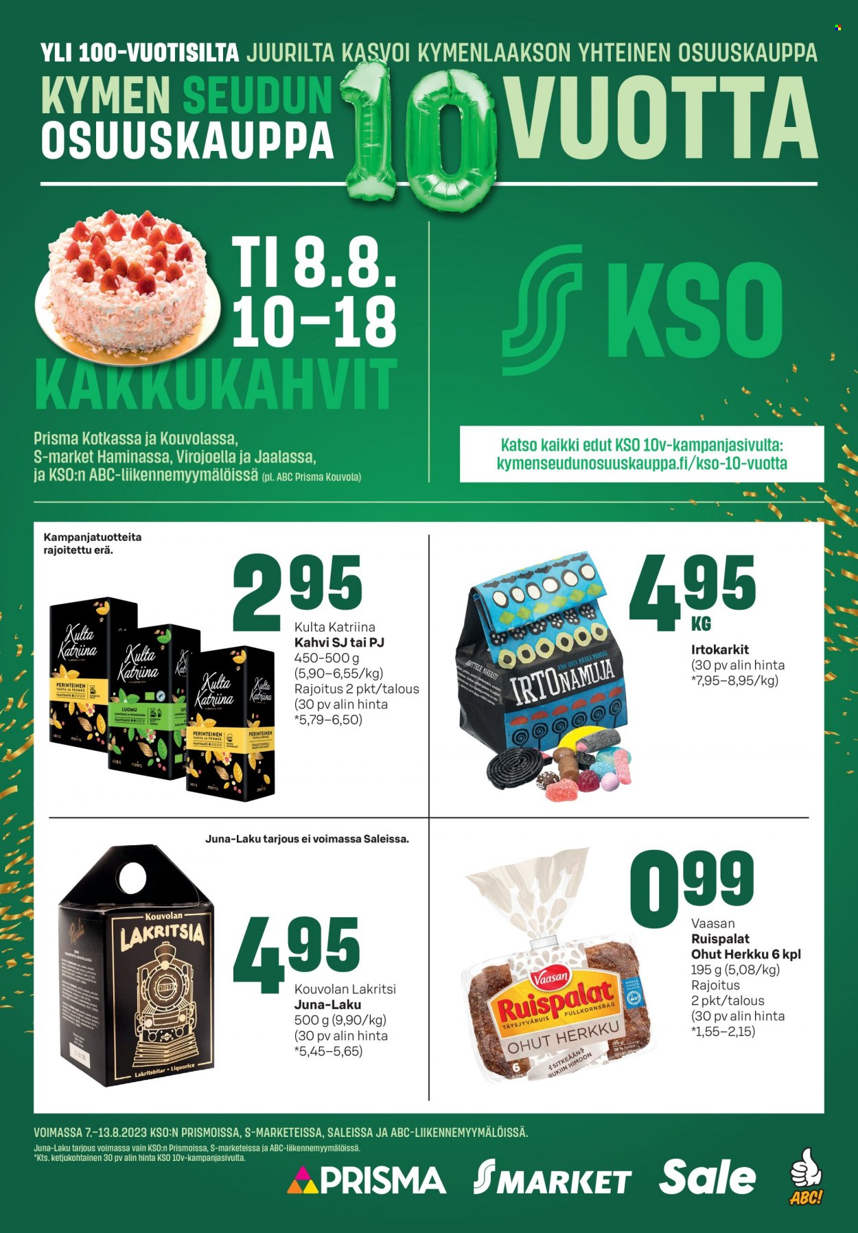 Sale tarjoukset - 07.08.2023 - 13.08.2023. Sivu 1
