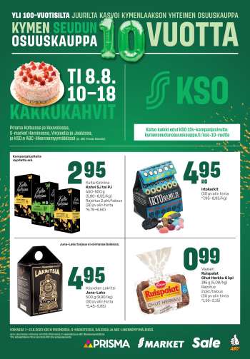 Sale tarjoukset  - 07.08.2023 - 13.08.2023.