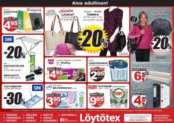 Löytötex tarjoukset  - 09.08.2023 - 15.08.2023.