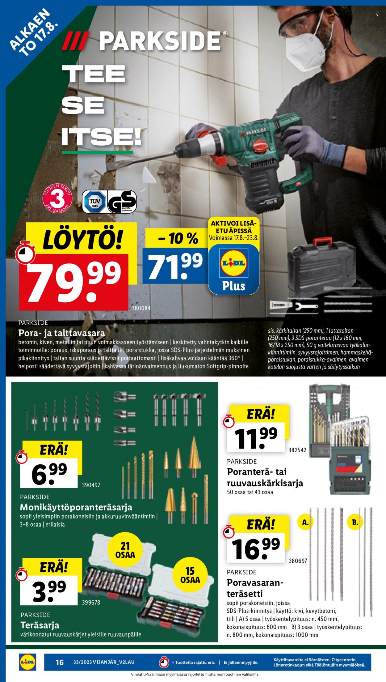 Lidl tarjoukset - 17.08.2023 - 23.08.2023. Sivu 18