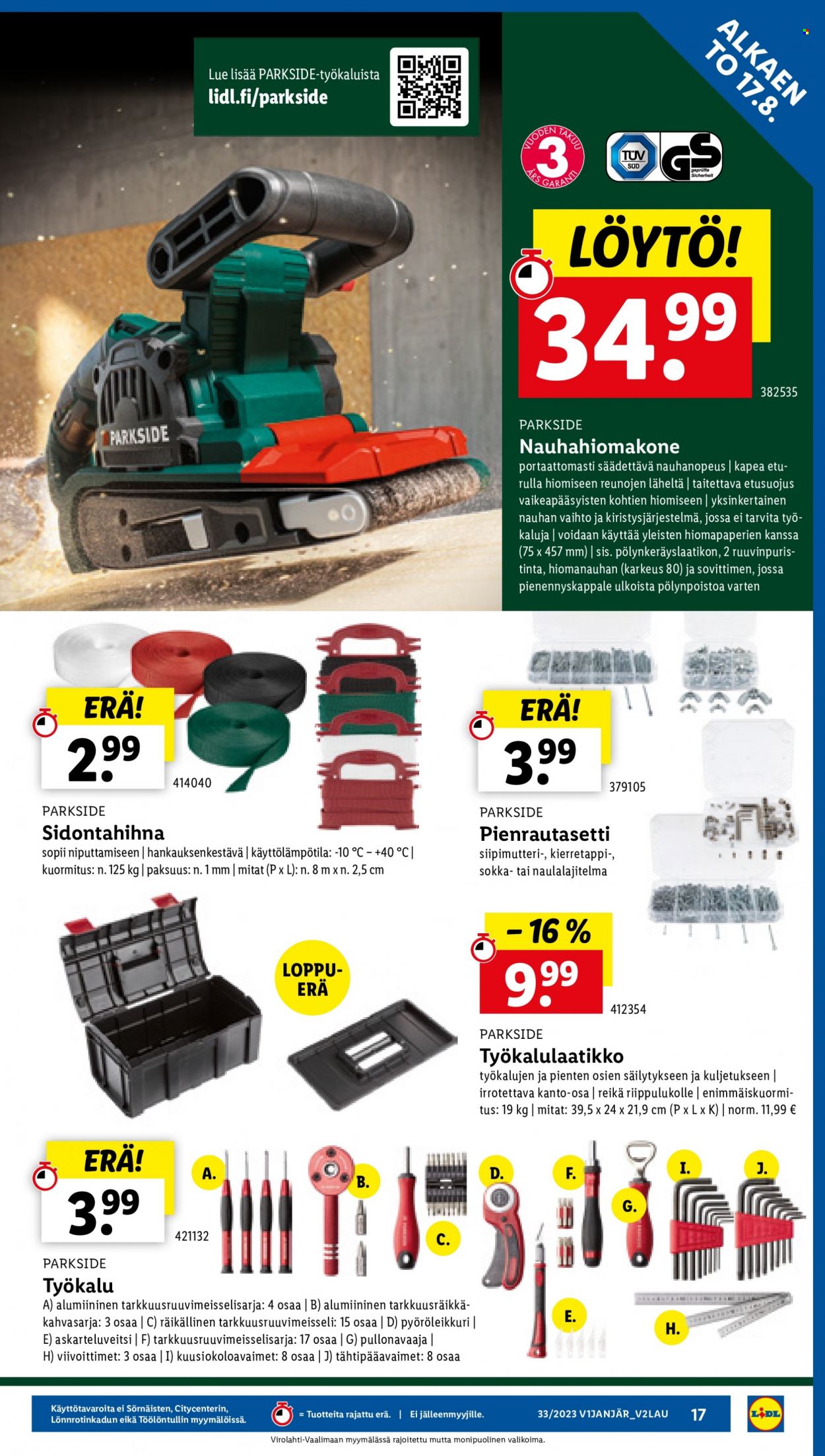 Lidl tarjoukset - 17.08.2023 - 23.08.2023. Sivu 19