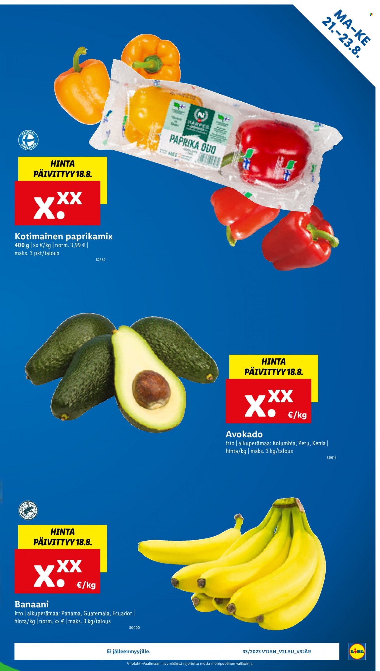 Lidl tarjoukset - 17.08.2023 - 23.08.2023. Sivu 25