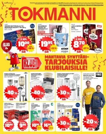Tokmanni tarjoukset  - 14.08.2023 - 20.08.2023.