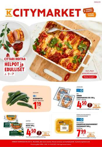K-citymarket tarjoukset  - 14.08.2023 - 20.08.2023.