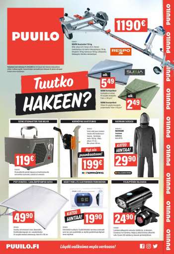 Puuilo tarjoukset  - 14.08.2023 - 27.08.2023.