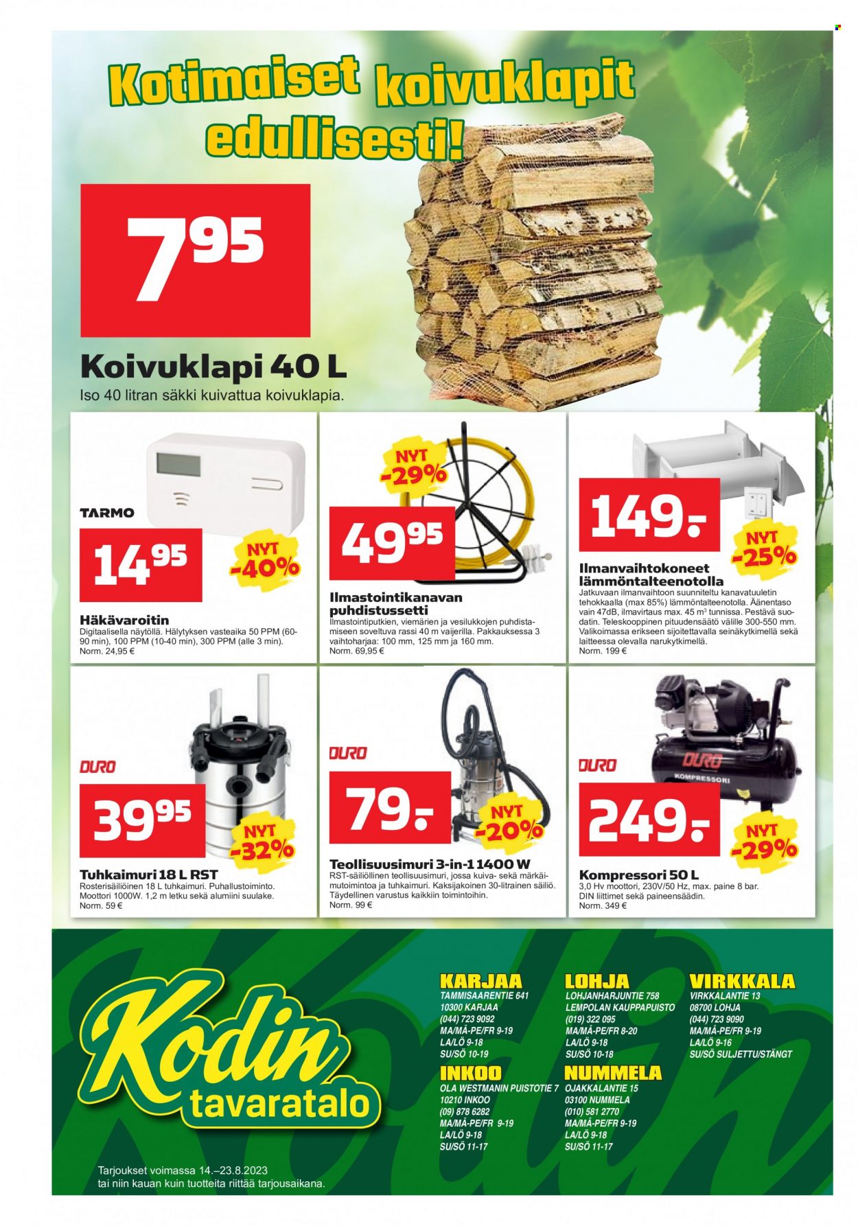 Kodintavaratalo tarjoukset - 14.08.2023 - 23.08.2023. Sivu 8