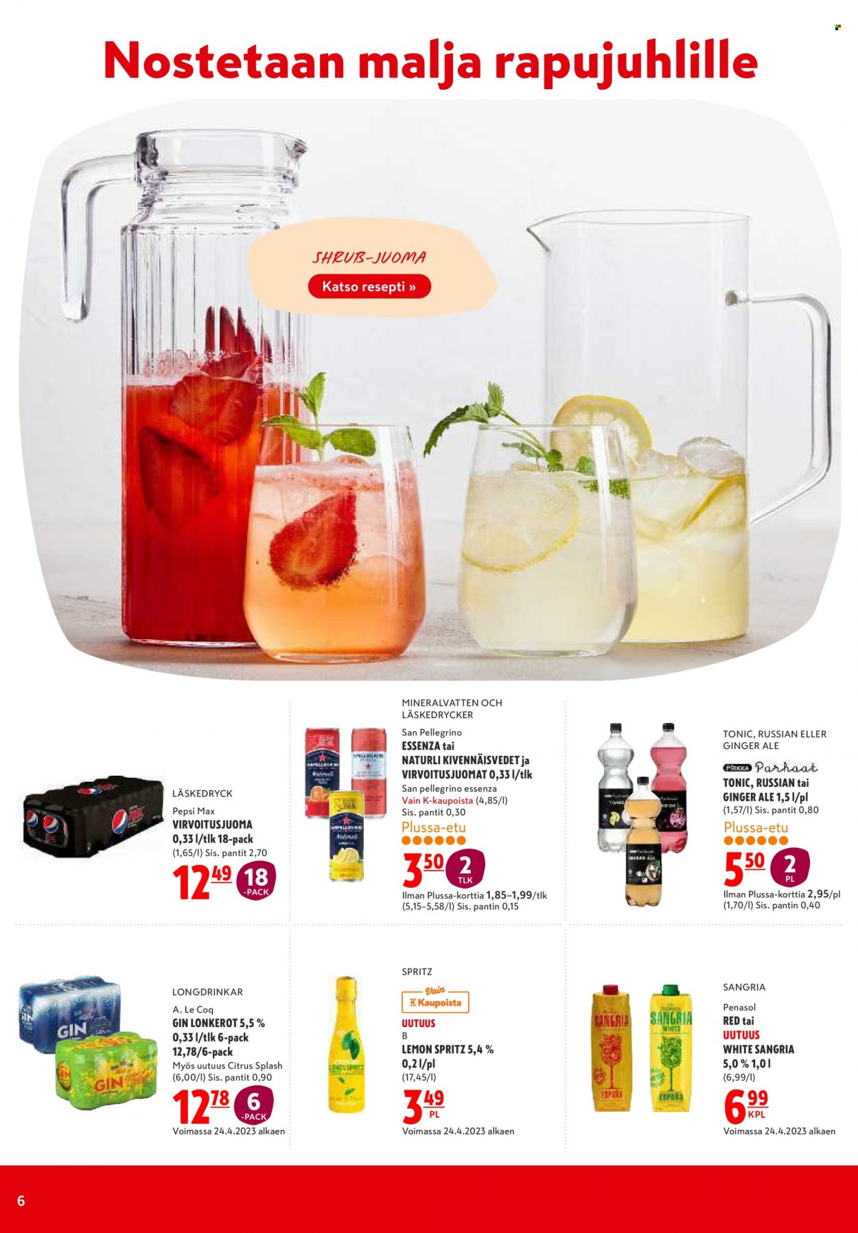 K-citymarket tarjoukset - 17.08.2023 - 23.08.2023. Sivu 6