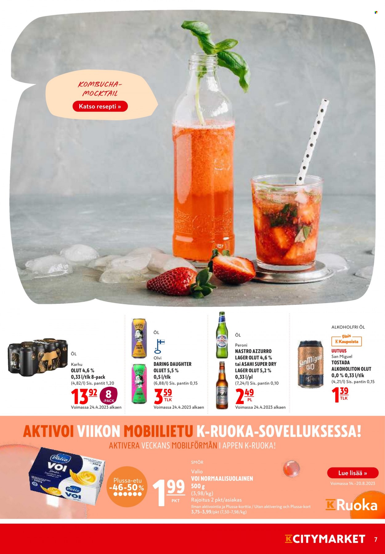K-citymarket tarjoukset - 17.08.2023 - 23.08.2023. Sivu 7