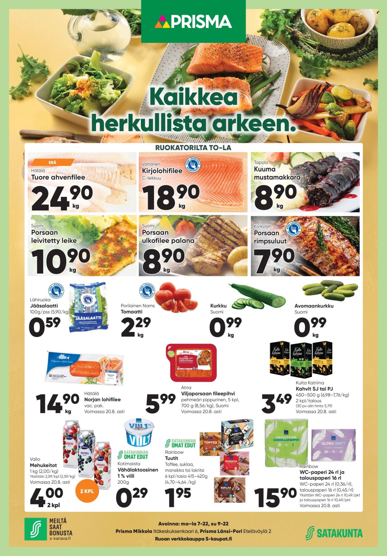 Prisma tarjoukset - 17.08.2023 - 20.08.2023. Sivu 1