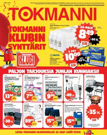 Tokmanni tarjoukset  - 21.08.2023 - 27.08.2023.