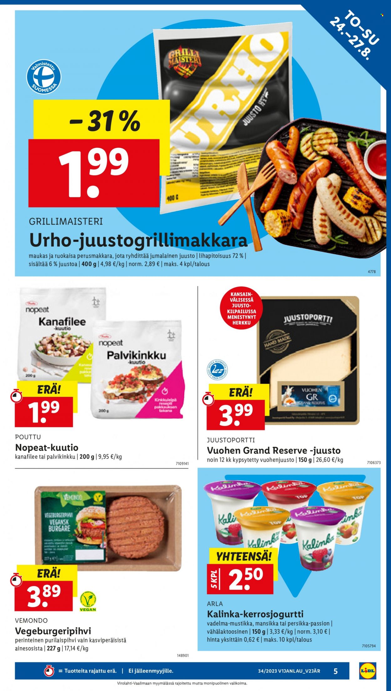 Lidl tarjoukset - 24.08.2023 - 30.08.2023. Sivu 7