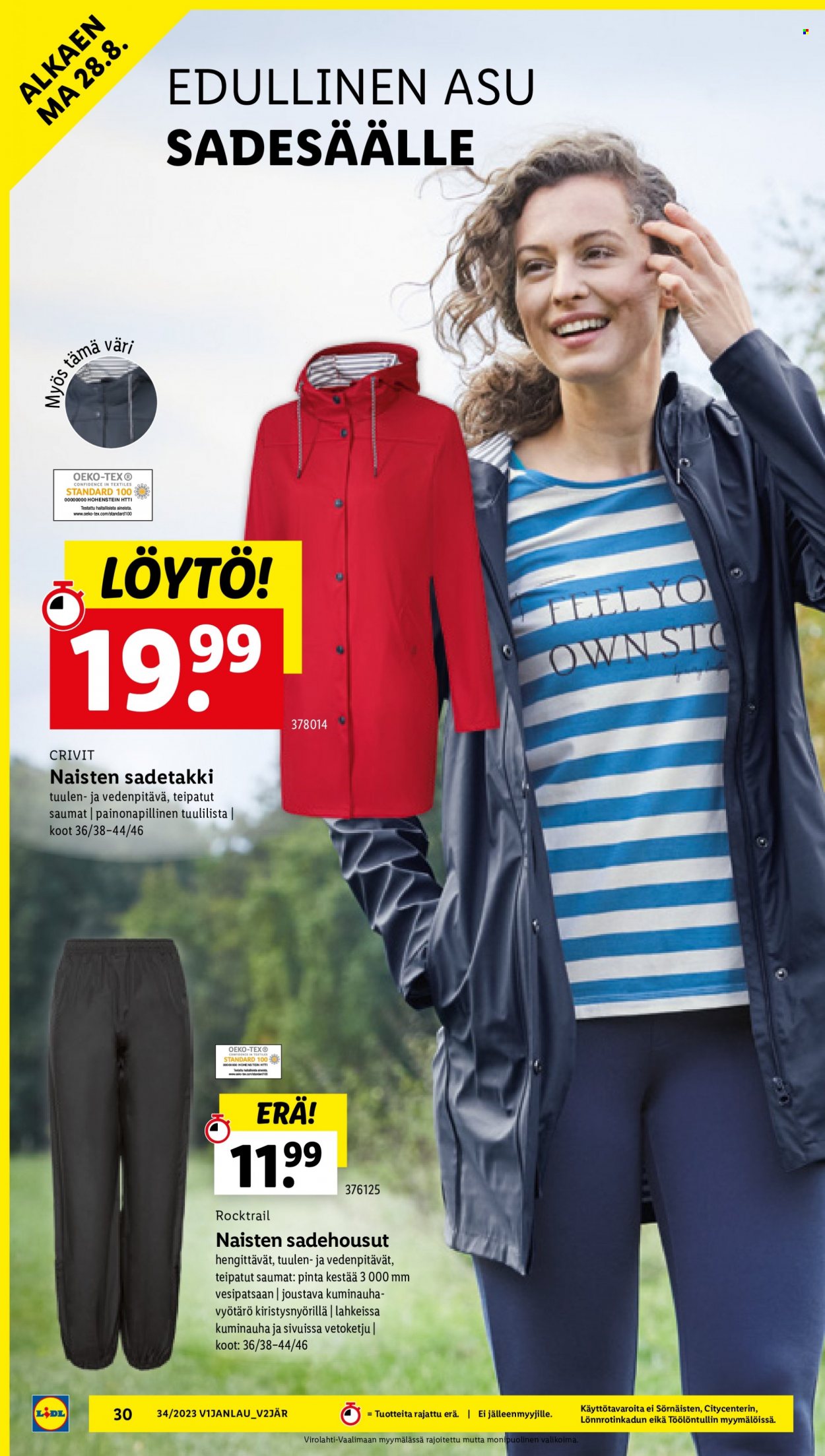 Lidl tarjoukset - 24.08.2023 - 30.08.2023. Sivu 36