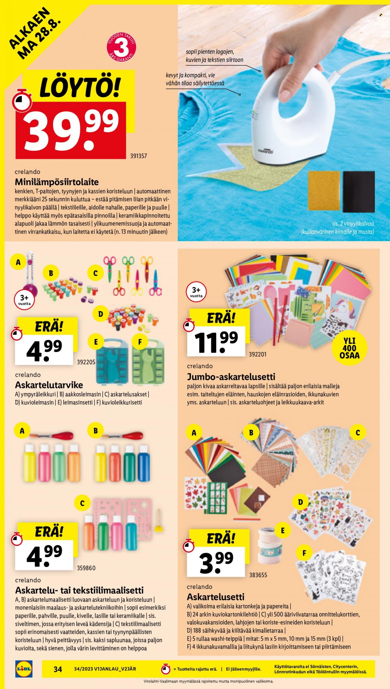 Lidl tarjoukset - 24.08.2023 - 30.08.2023. Sivu 40