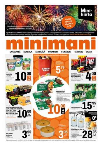 Minimani tarjoukset  - 23.08.2023 - 27.08.2023.