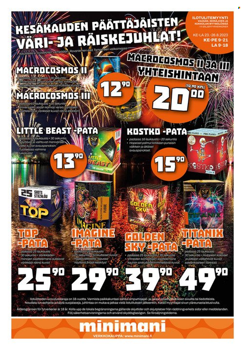 Minimani tarjoukset - 23.08.2023 - 27.08.2023. Sivu 9