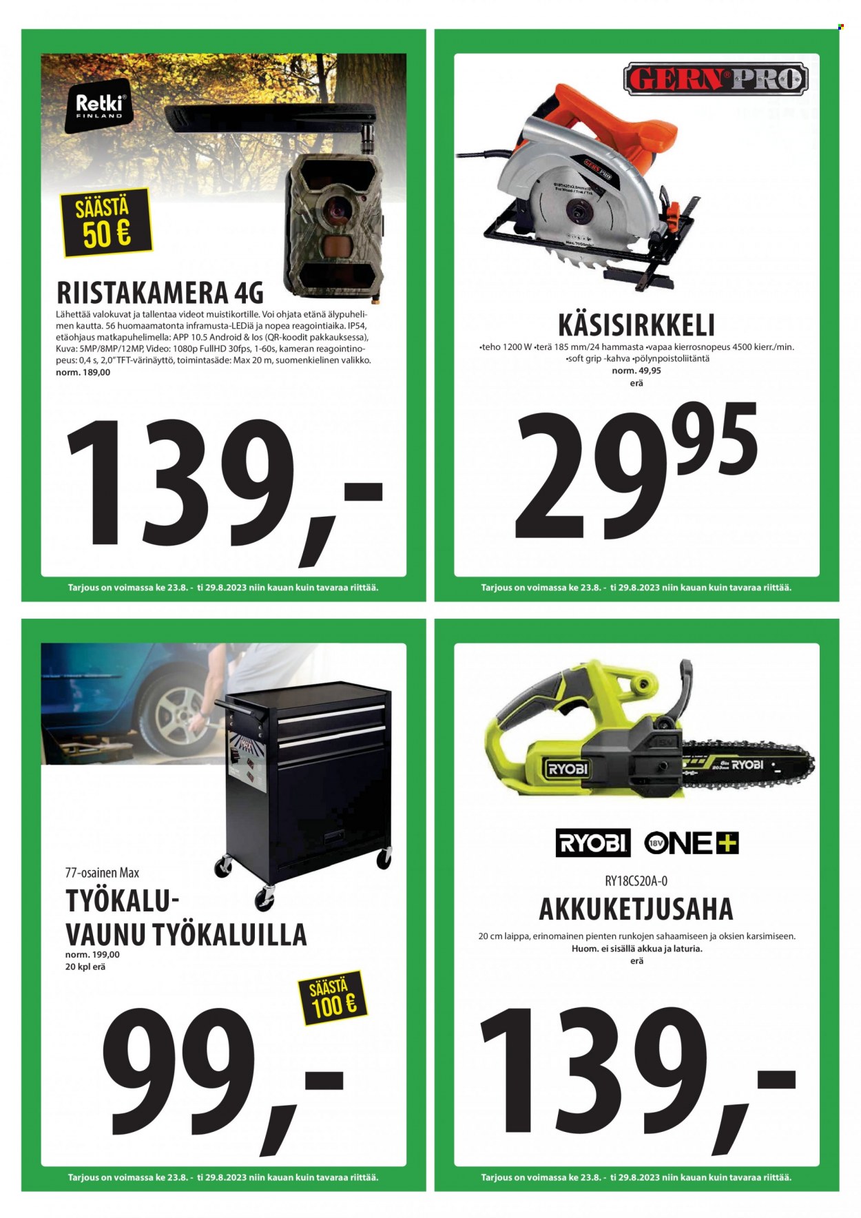 Tuuri tarjoukset - 23.08.2023 - 29.08.2023. Sivu 11