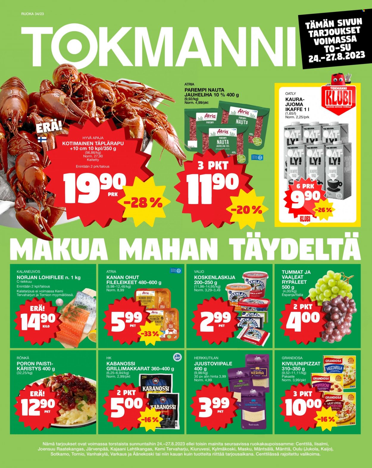Tokmanni tarjoukset - 24.08.2023 - 27.08.2023. Sivu 1