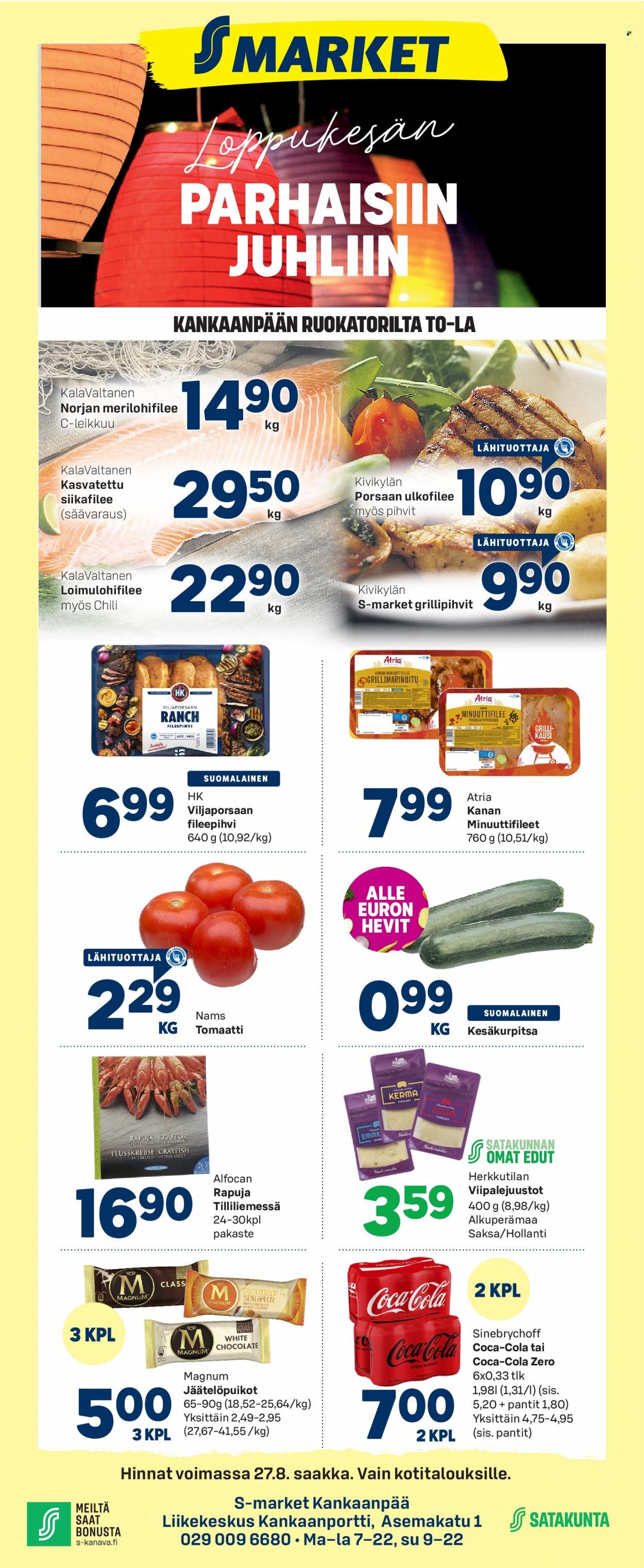 S-market tarjoukset - 24.08.2023 - 27.08.2023. Sivu 1
