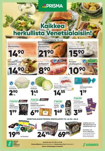 Prisma tarjoukset .