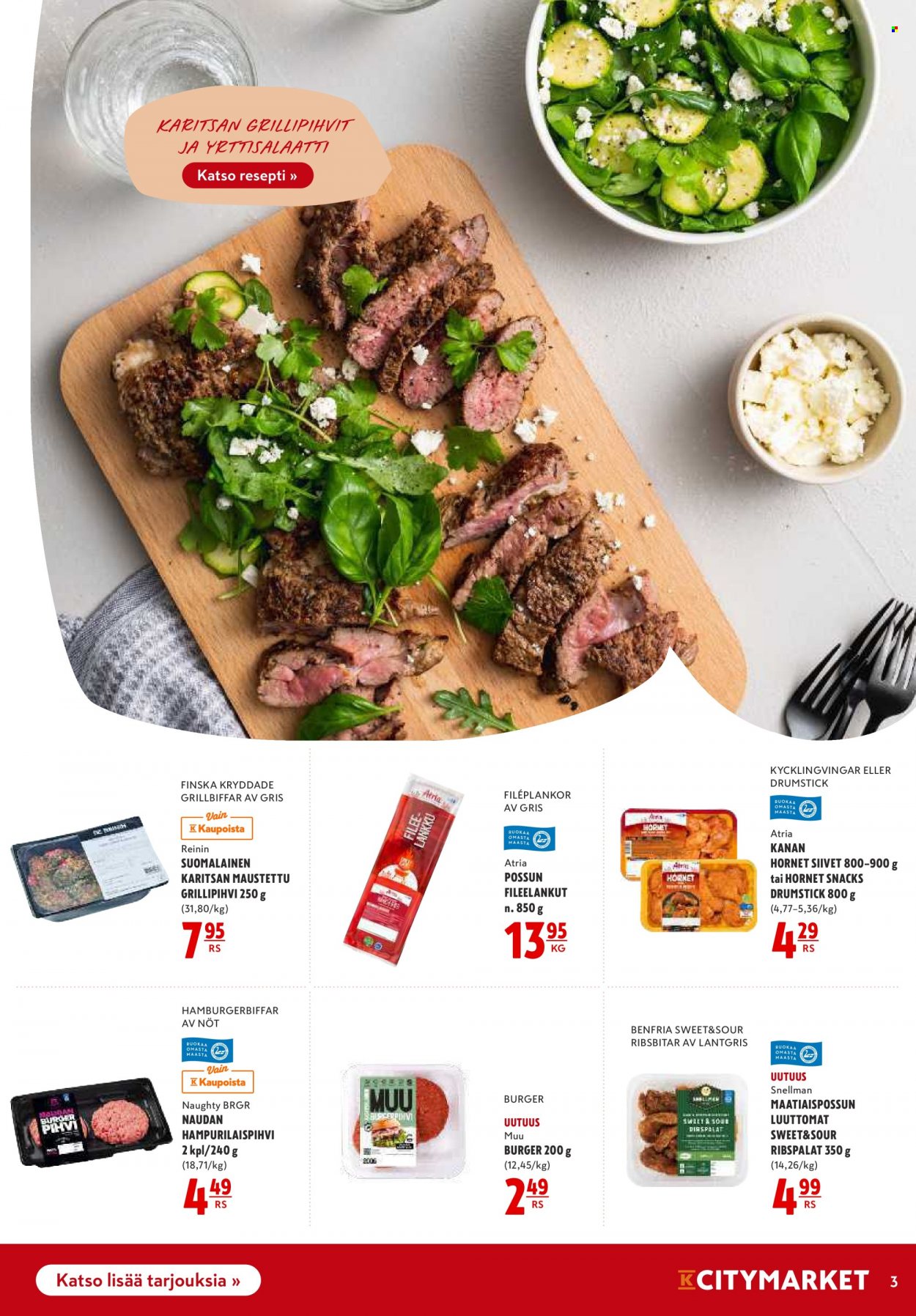 K-citymarket tarjoukset - 24.08.2023 - 06.09.2023. Sivu 3
