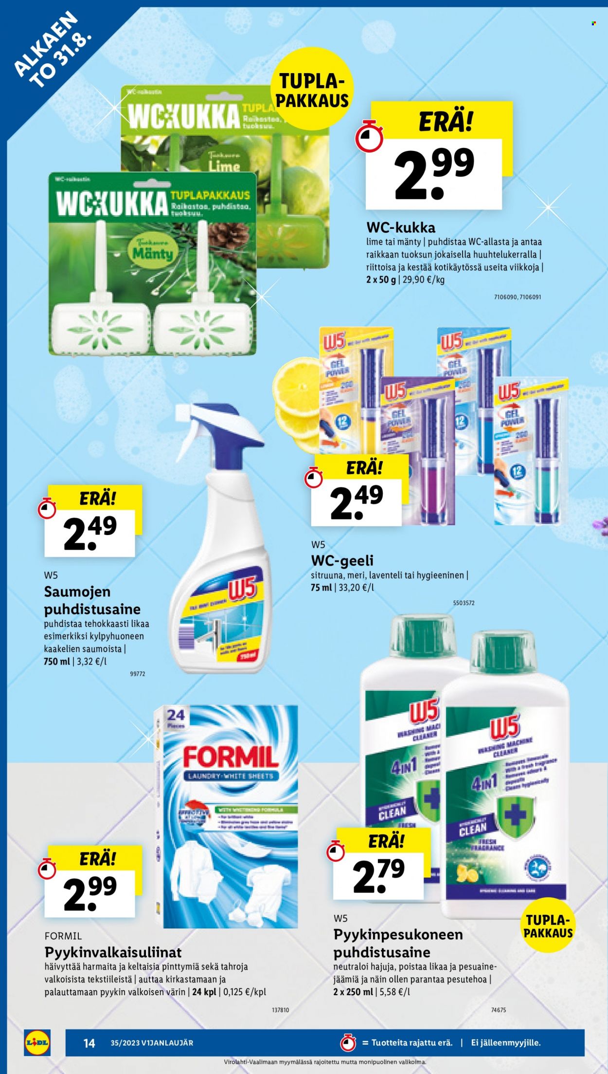 Lidl tarjoukset - 31.08.2023 - 06.09.2023. Sivu 16