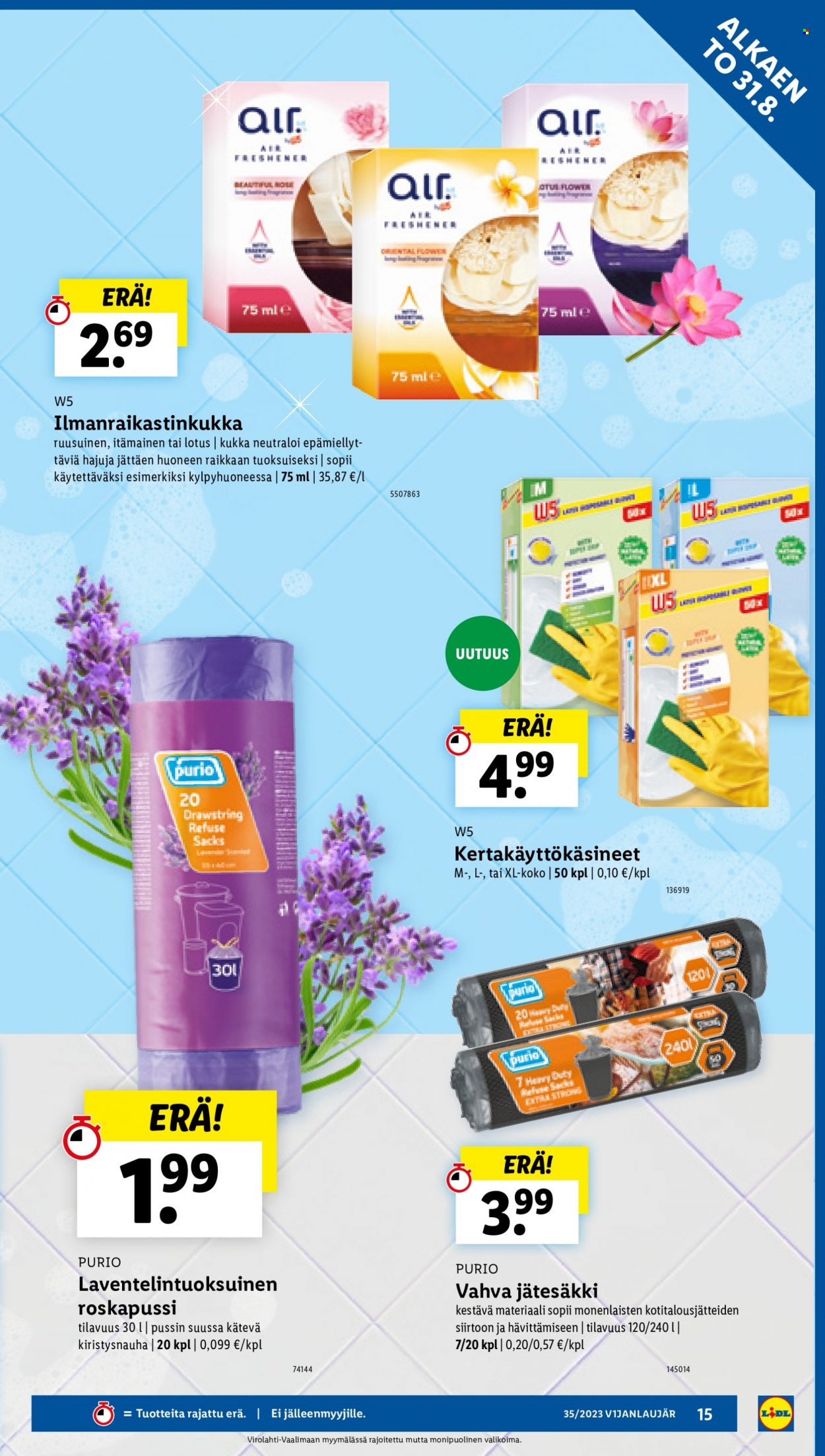 Lidl tarjoukset - 31.08.2023 - 06.09.2023. Sivu 17