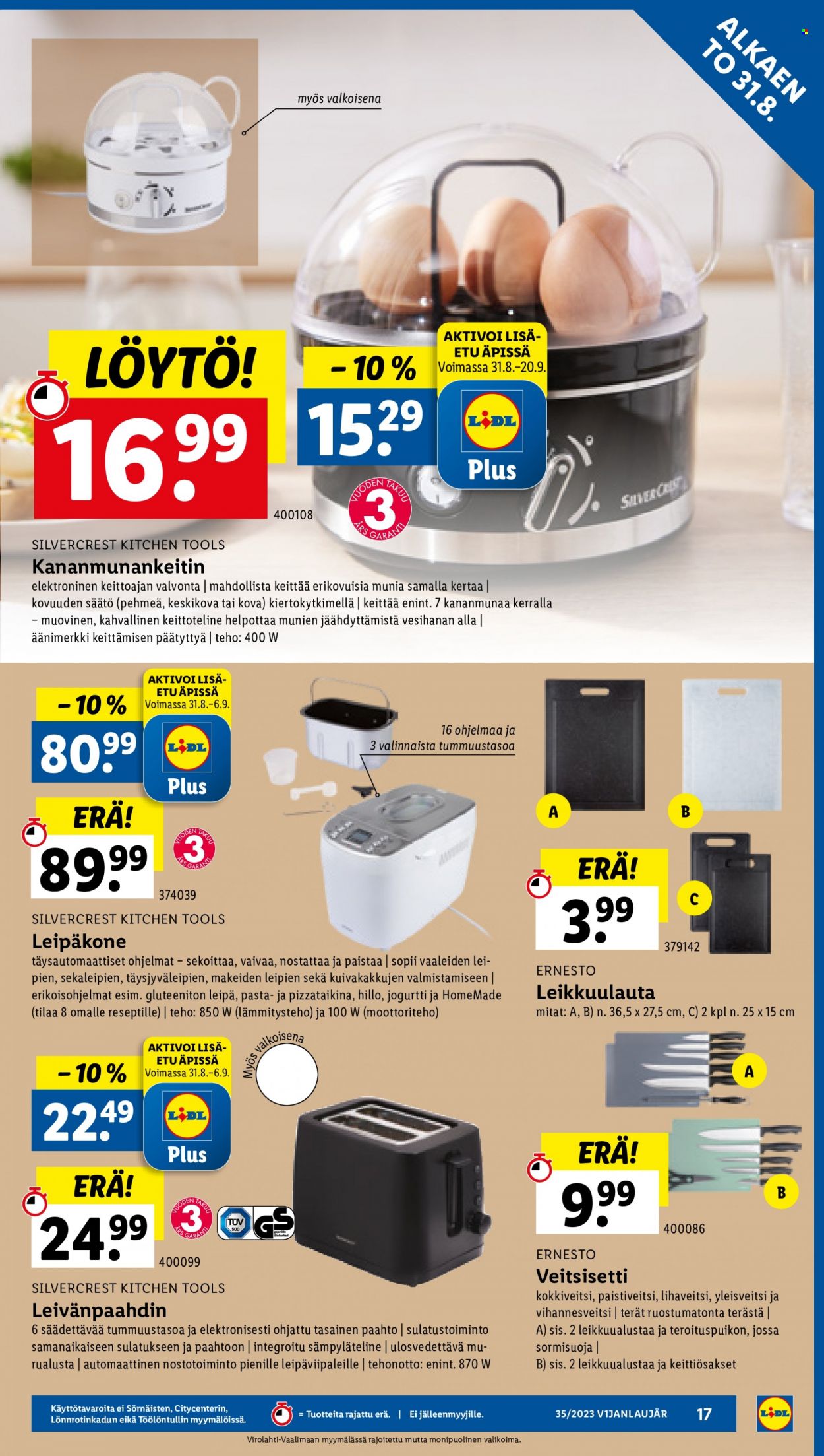 Lidl tarjoukset - 31.08.2023 - 06.09.2023. Sivu 19