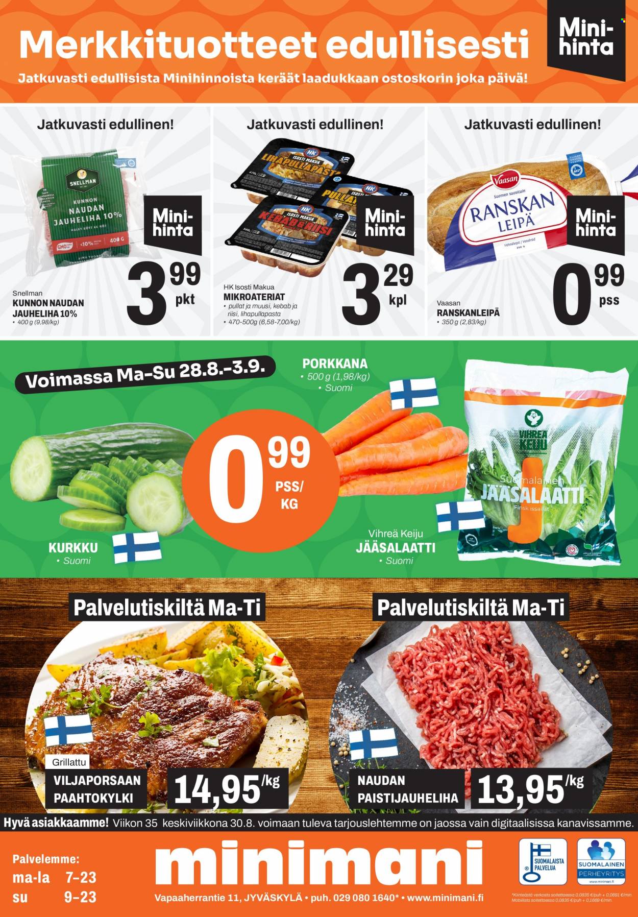Minimani tarjoukset - 28.08.2023 - 03.09.2023. Sivu 1