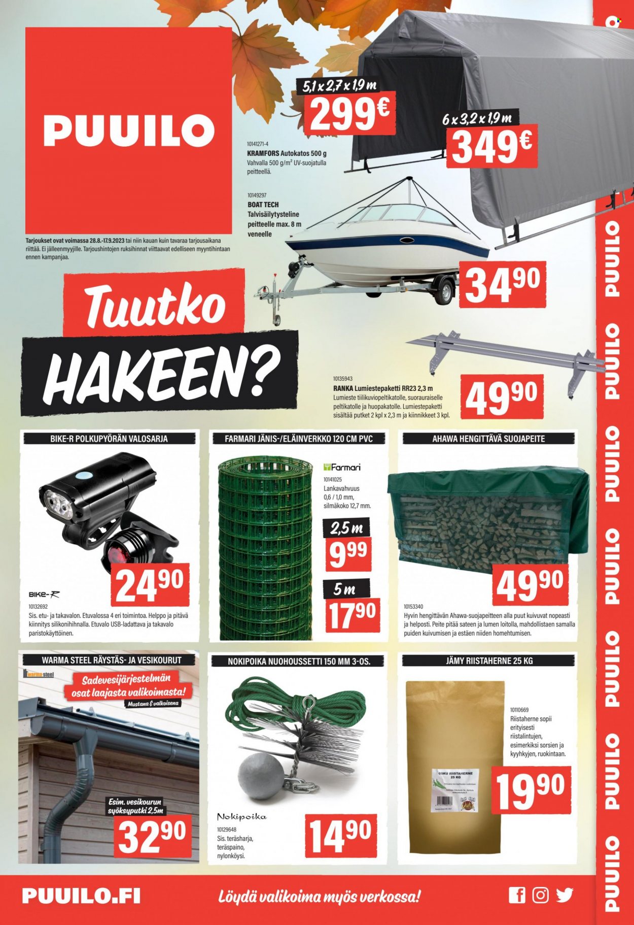 Puuilo tarjoukset - 28.08.2023 - 17.09.2023. Sivu 1
