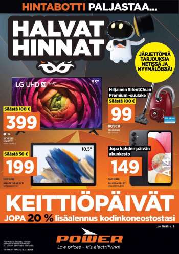 Power tarjoukset  - 28.08.2023 - 03.09.2023.