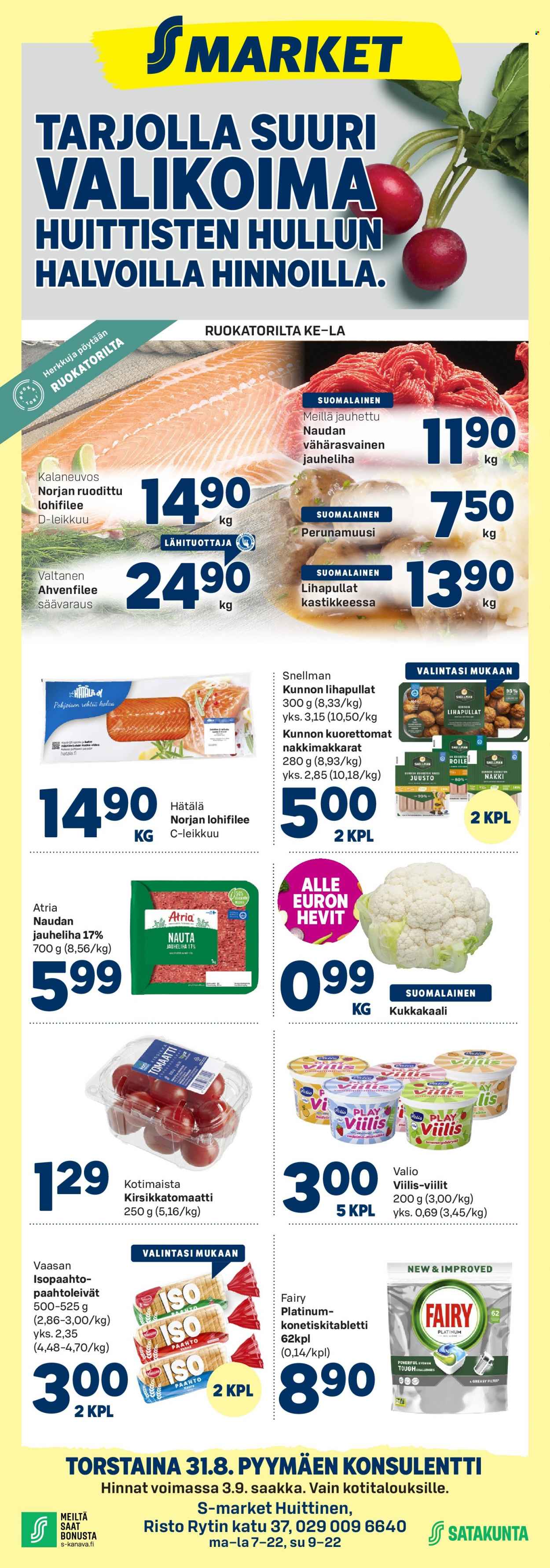S-market tarjoukset - 30.08.2023 - 03.09.2023. Sivu 1