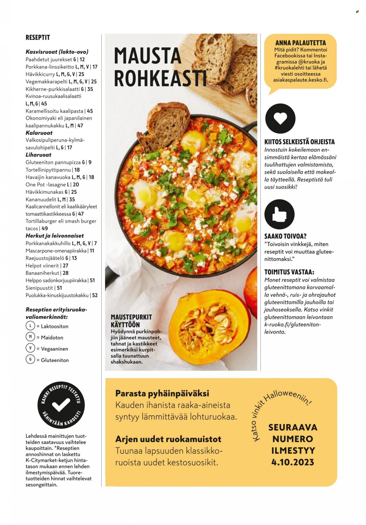 K-market tarjoukset - 30.08.2023 - 03.10.2023. Sivu 56
