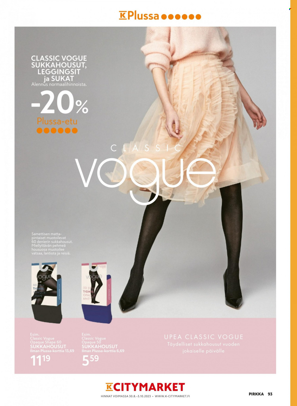 K-citymarket tarjoukset - 30.08.2023 - 03.10.2023. Sivu 93