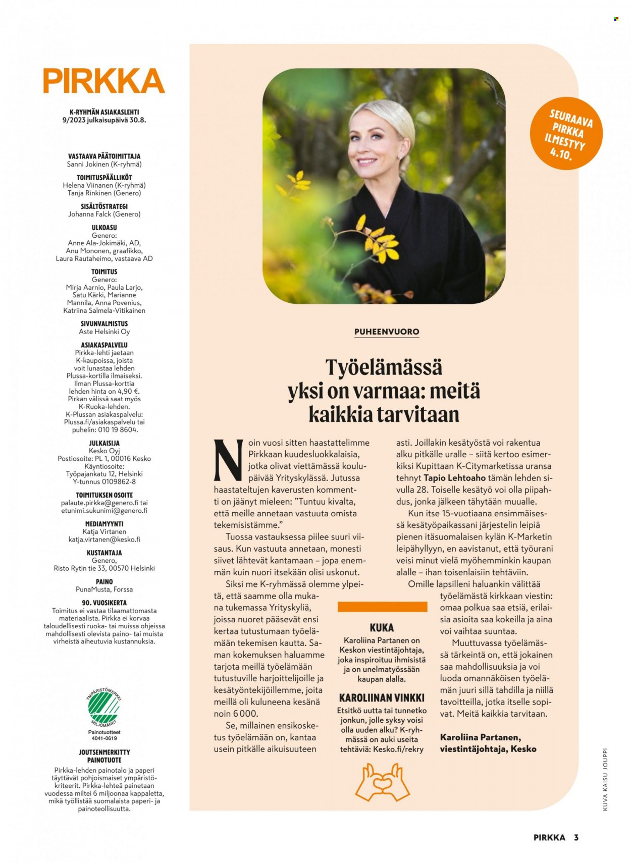 K-market tarjoukset - 30.08.2023 - 03.10.2023. Sivu 3