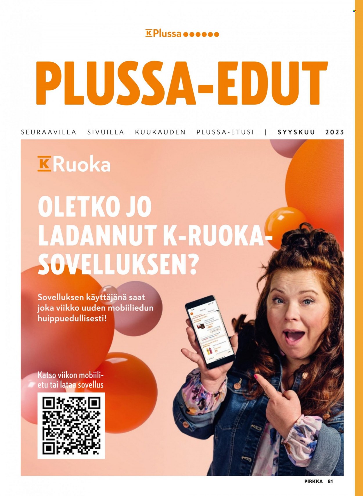 K-market tarjoukset - 30.08.2023 - 03.10.2023. Sivu 81