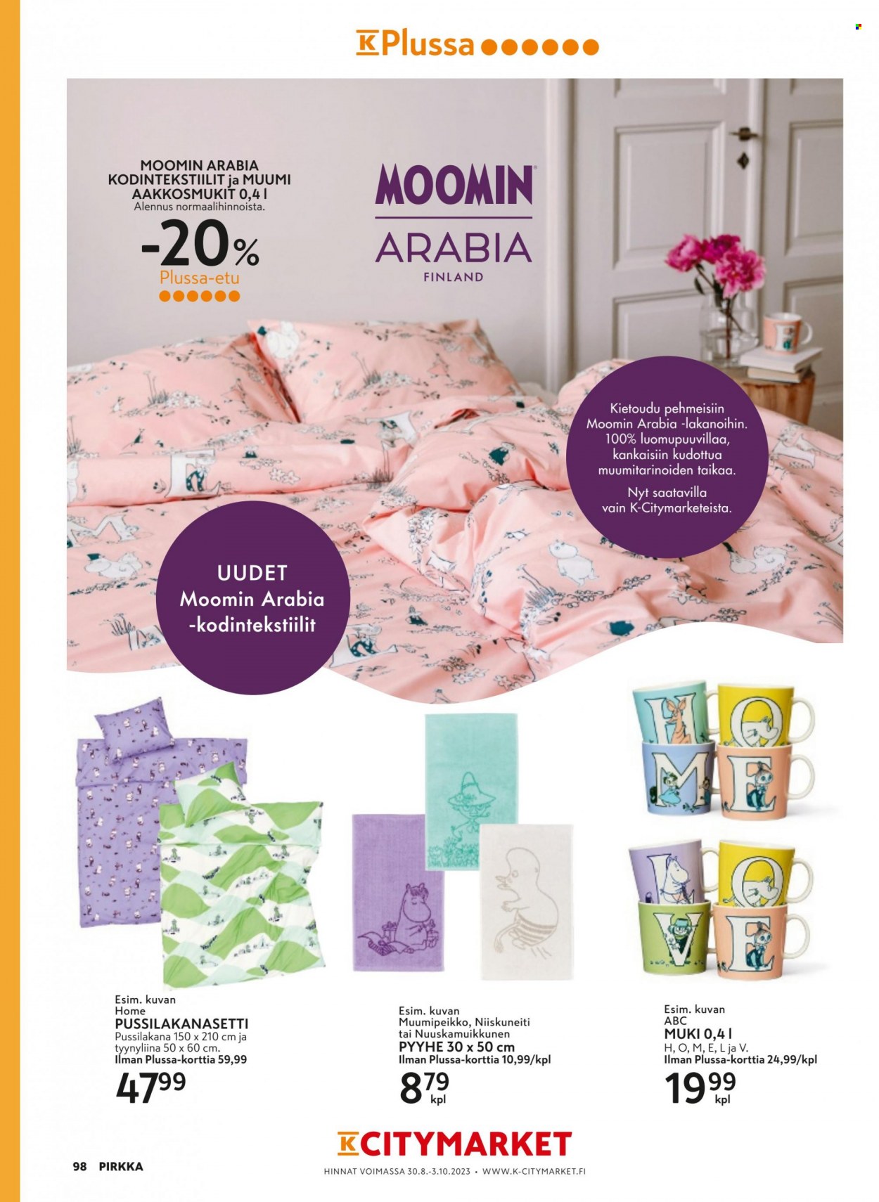 K-market tarjoukset - 30.08.2023 - 03.10.2023. Sivu 98
