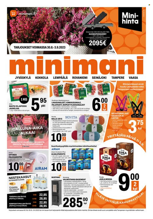 Minimani tarjoukset - 30.08.2023 - 03.09.2023. Sivu 1