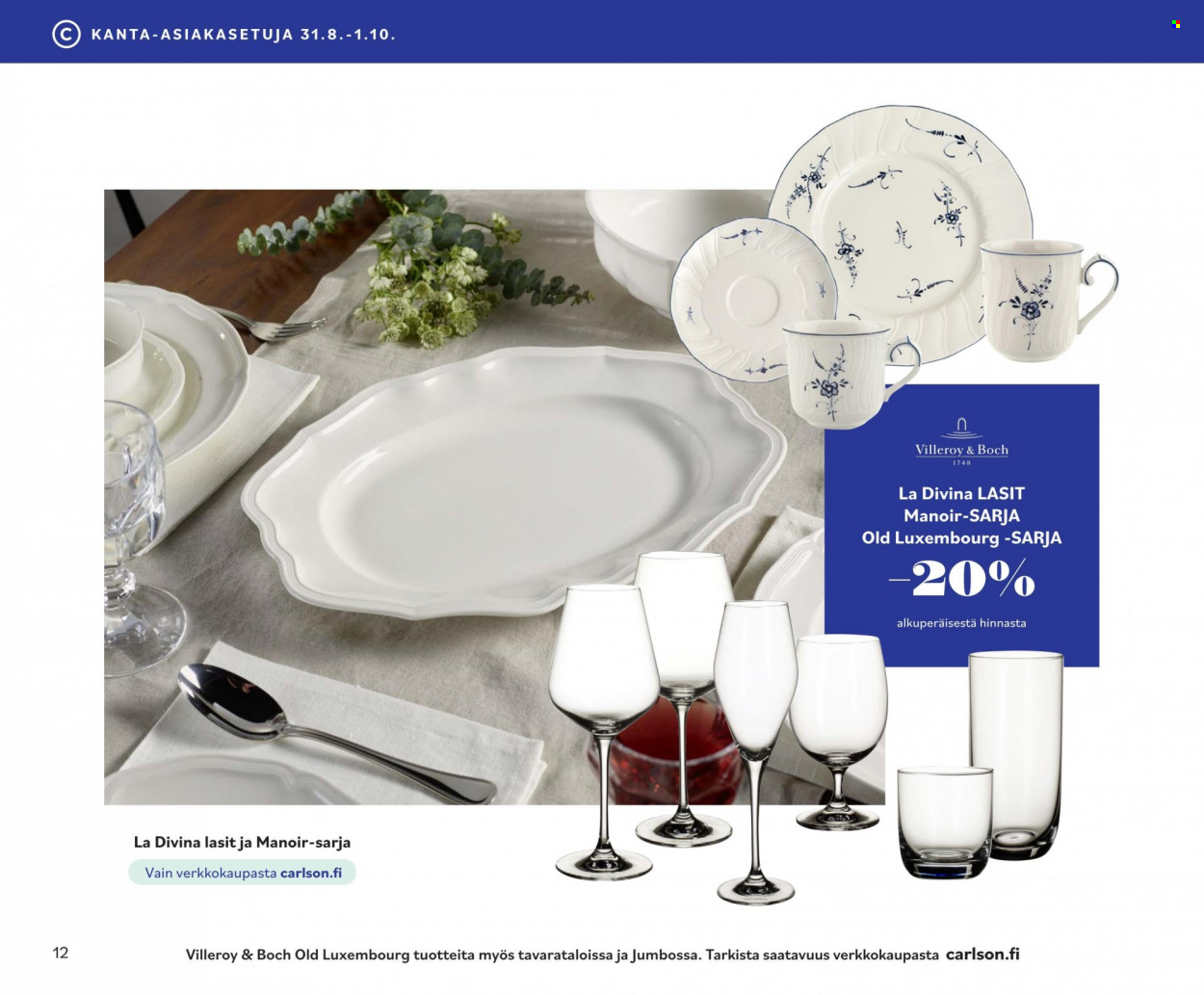Carlson tarjoukset - 31.08.2023 - 01.10.2023. Sivu 12