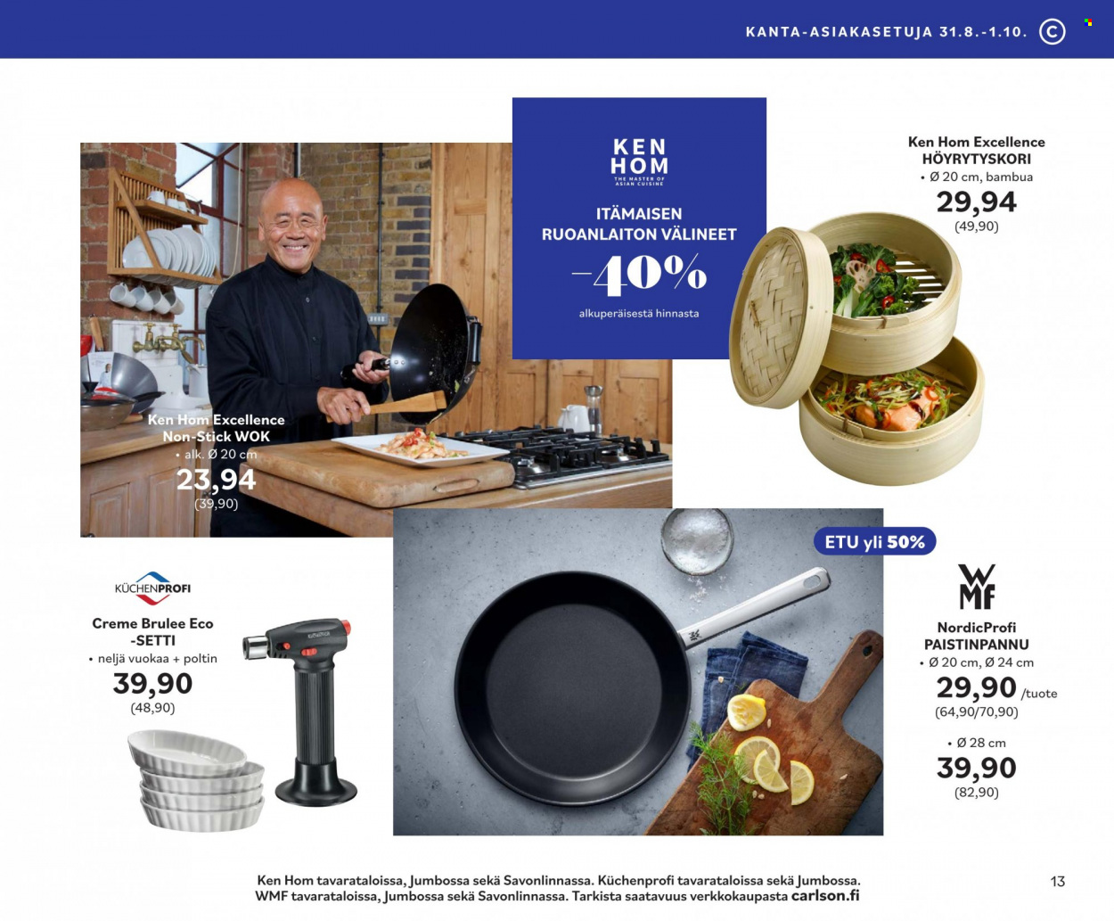 Carlson tarjoukset - 31.08.2023 - 01.10.2023. Sivu 13