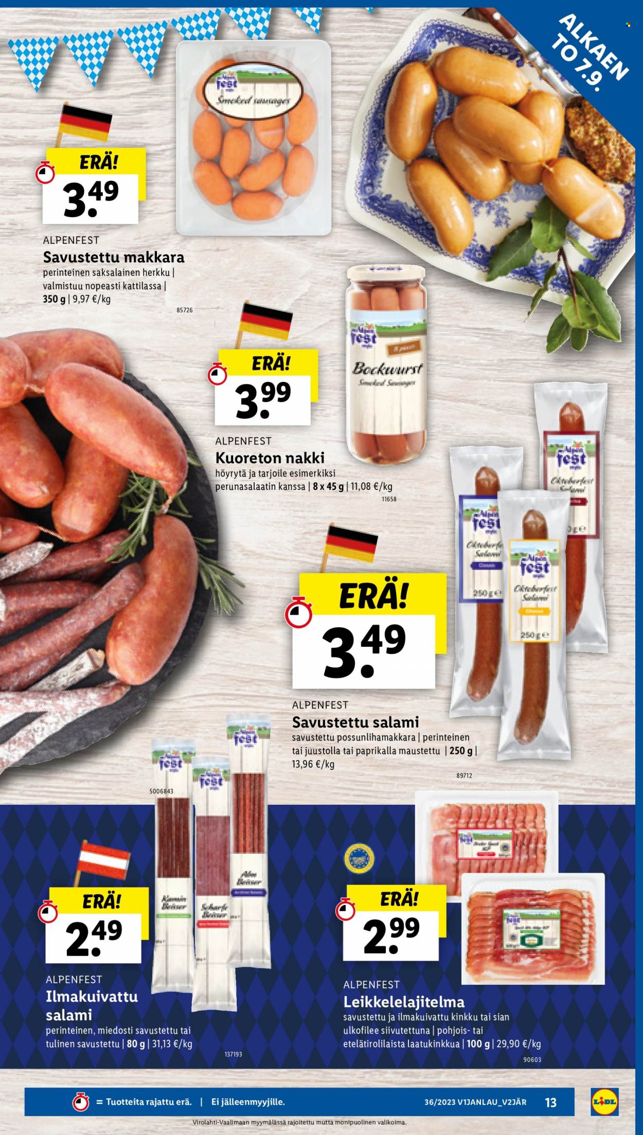 Lidl tarjoukset - 07.09.2023 - 13.09.2023. Sivu 15