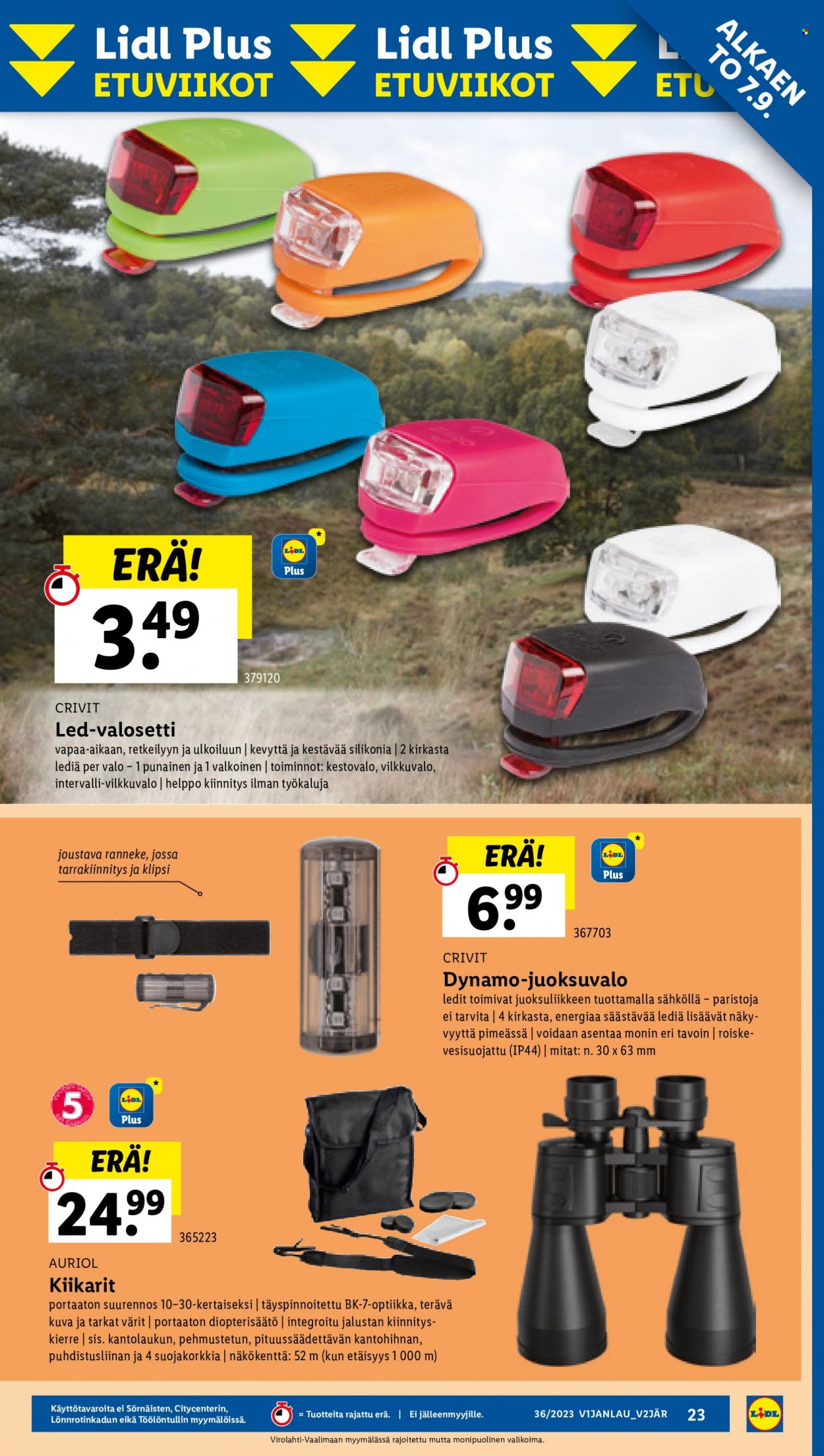 Lidl tarjoukset - 07.09.2023 - 13.09.2023. Sivu 25