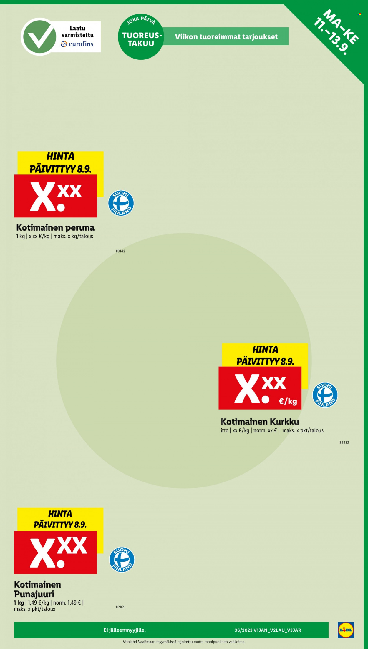 Lidl tarjoukset - 07.09.2023 - 13.09.2023. Sivu 29