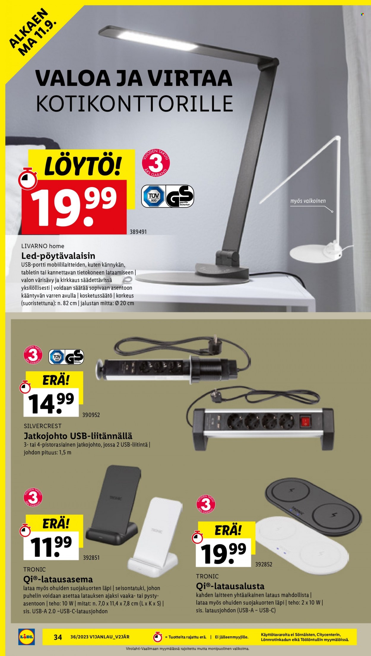 Lidl tarjoukset - 07.09.2023 - 13.09.2023. Sivu 38